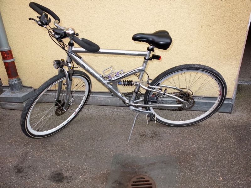 Herren Fahrrad Alu Trekking Star Bike silber 21 Gang Made